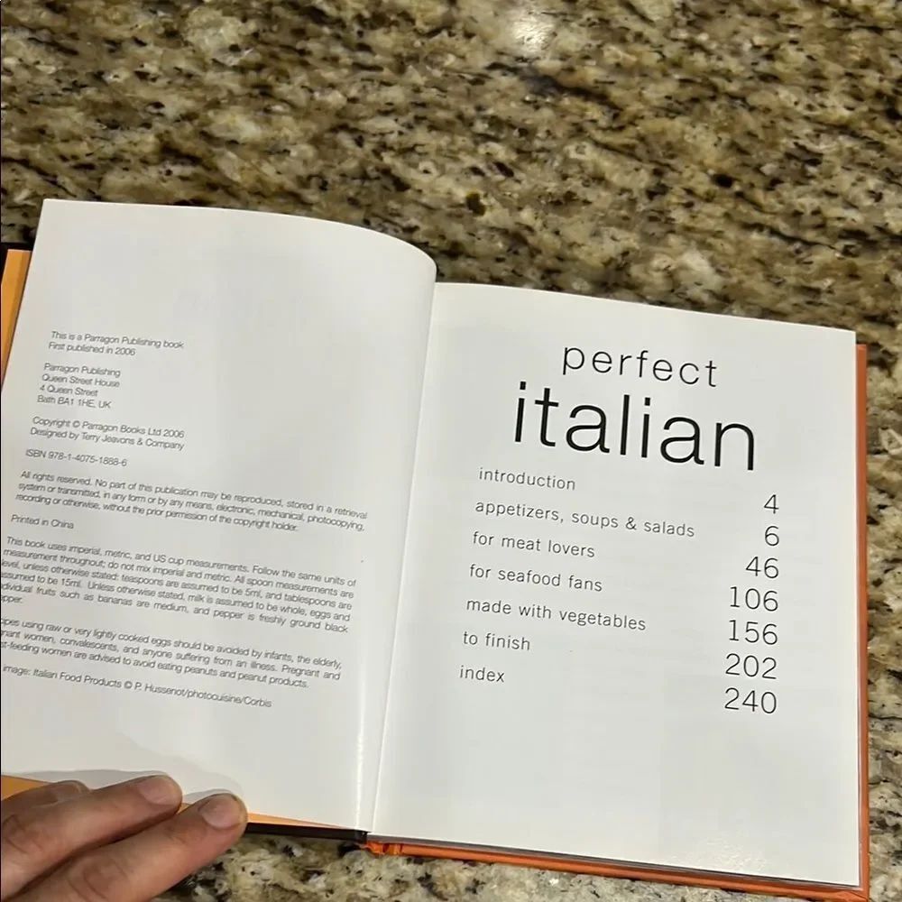 Perfect Italian Cookbook - - Picture 2 of 16